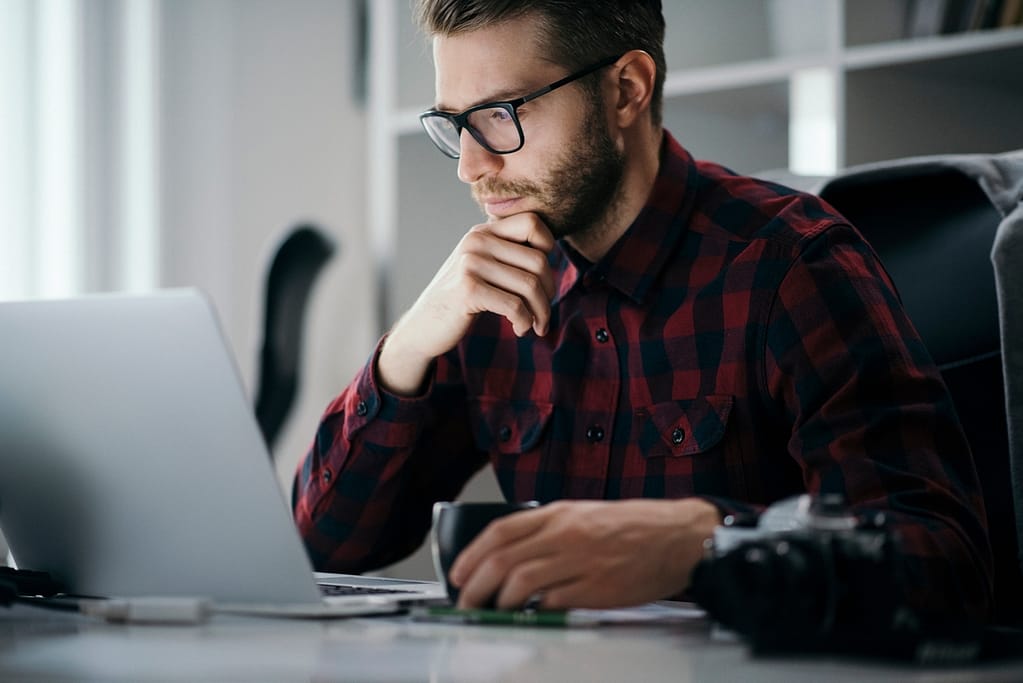 man late s laptop gettyimages
