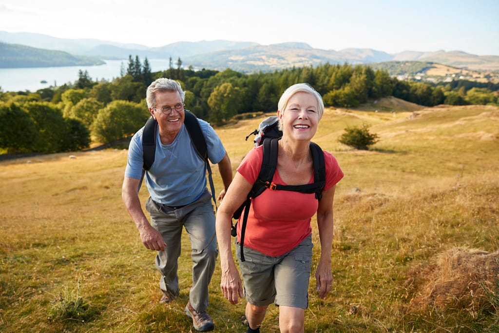 active couple outdoors hiking health fitness.jpg
