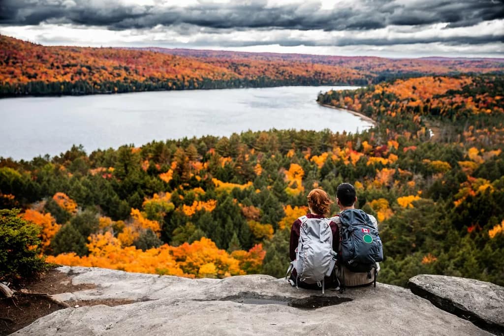 Couple overlooking view of fall foliage fCHc.width .jpg