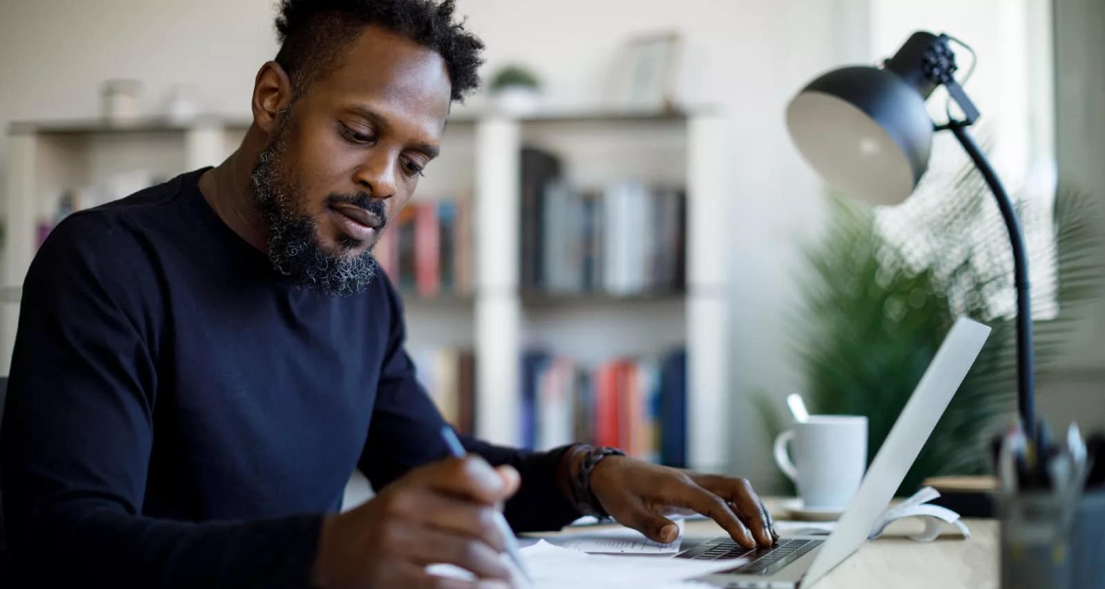 investor reviewing a stock portfolio.jpg