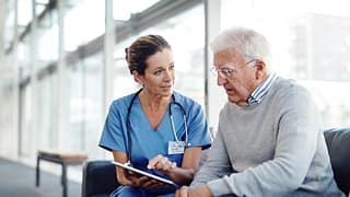 doctor with senior man gettyimages