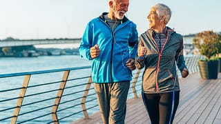senior couple out for a walk gettyimages