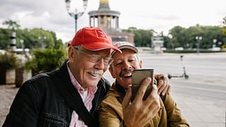 taking a selfie on vacation