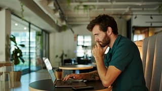 man s serious laptop gettyimages