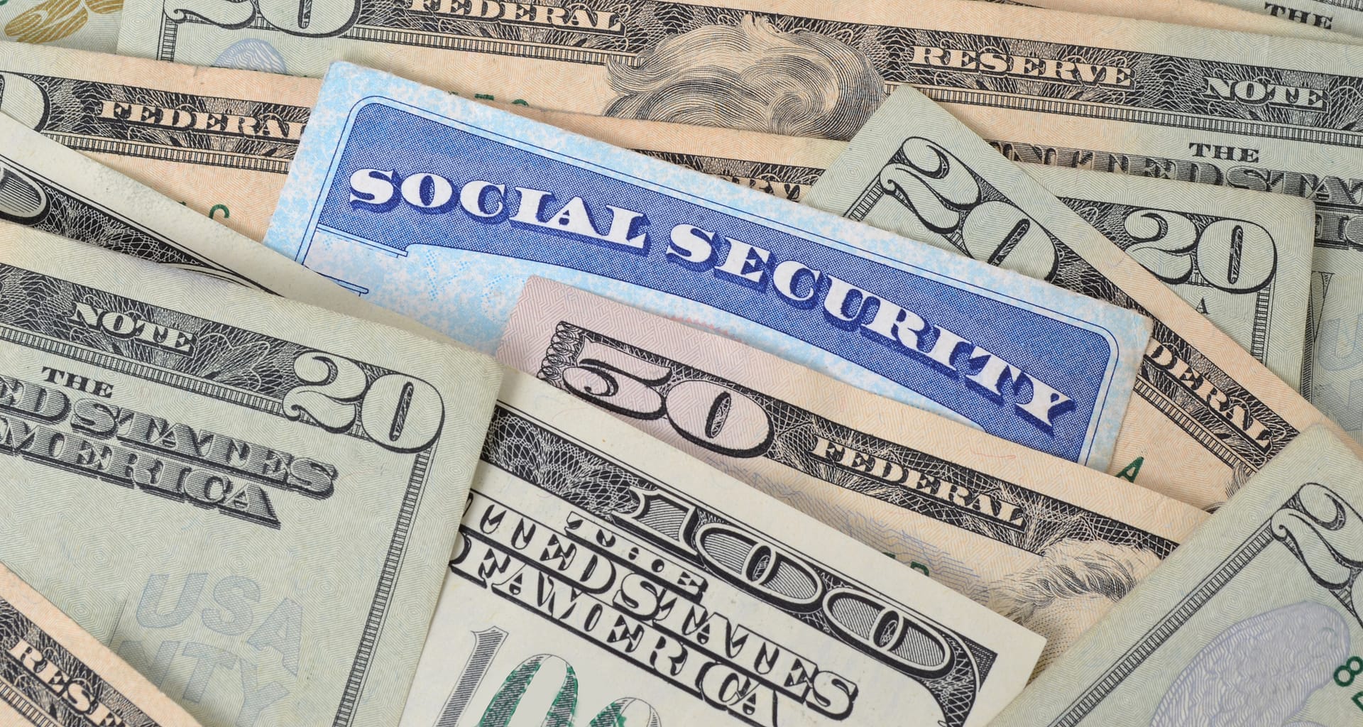 social security card and cash