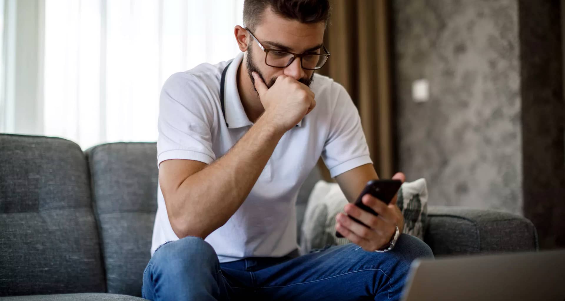 man s serious phone gettyimages .jpg