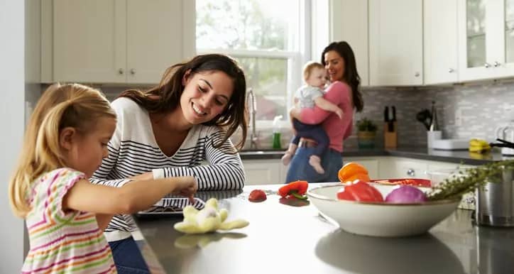 moms with kids in kitchen.width .jpg