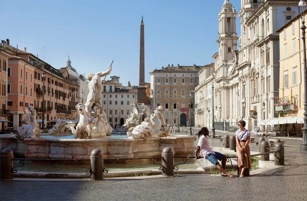 two people at fountain in Rome dZDgv.width .jpg