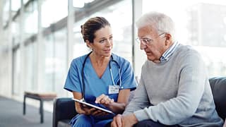 doctor with senior man gettyimages