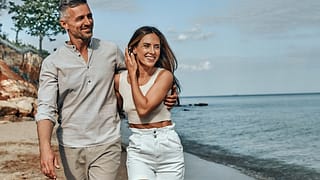middle aged couple beach gettyimages