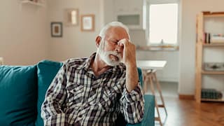 older man couch headache quG