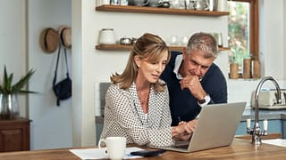 couple at laptop