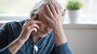 retiree phone call on hold