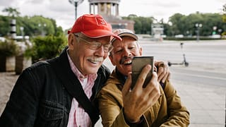 taking a selfie on vacation