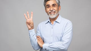 getty three fingers three things grey beard