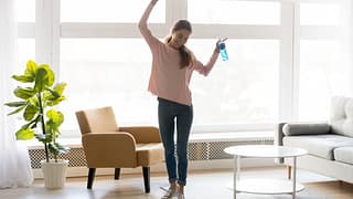 woman cleaning apartment.width