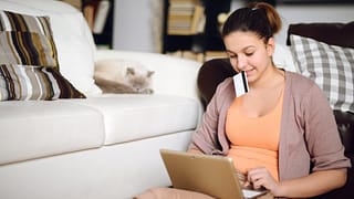 young woman shops online for her cat vSTgnV.width