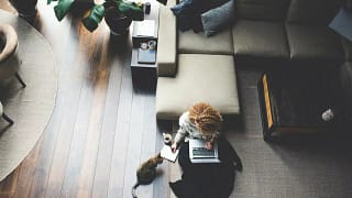 woman work from home with cat.width .jpg