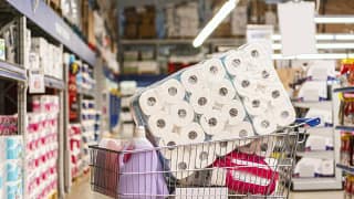shopping cart full of cleaning products.width .jpg