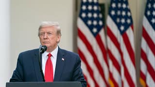 president donald j trump listens to a reporters question during the coronavirus update briefing monday april in the rose garden of the white house official white house photo by andrea hanks.jpg