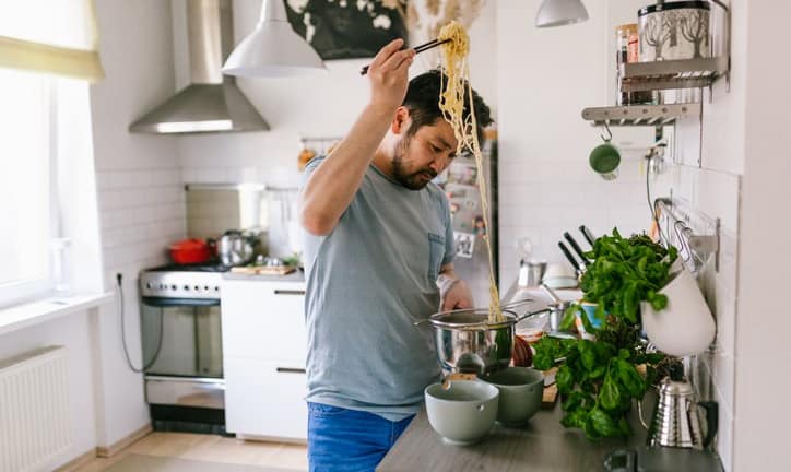 man cooking pasta at home.width .jpg