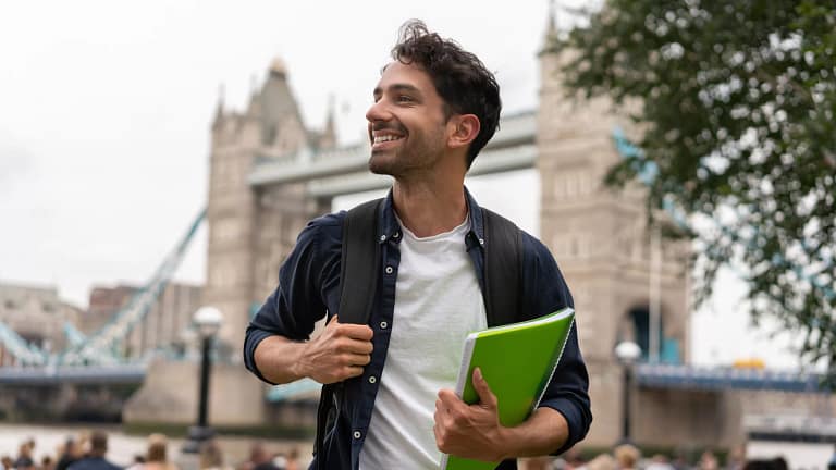 getty happy college student in london study abroad millennial gen z.jpg